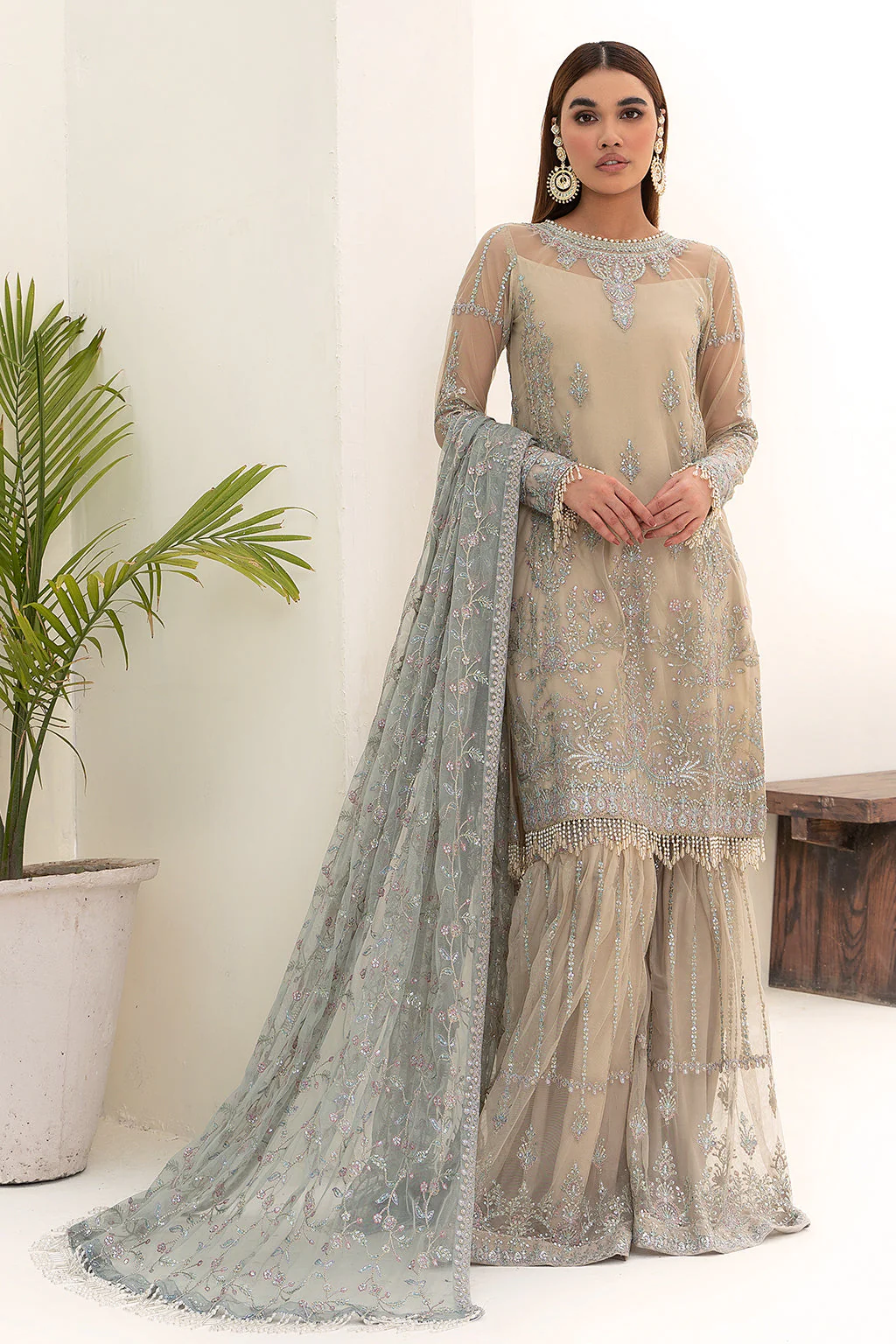 Zarif Nazneen Luxury Formal Collection – ZN 04 Moon Light - Image 2