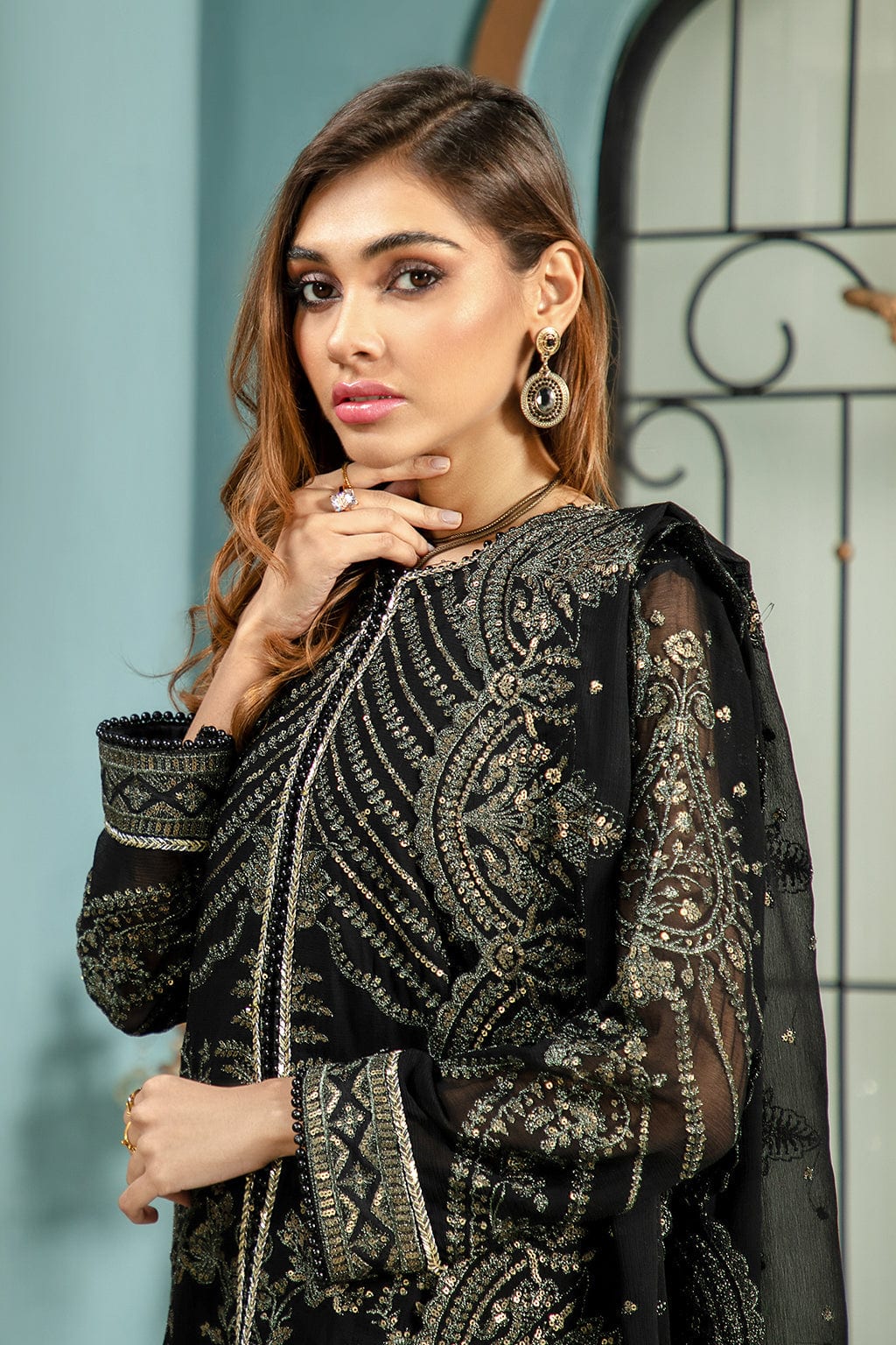 Zarif Rangrez Festive Chiffon Collection 2022 – Ayzel - Image 15