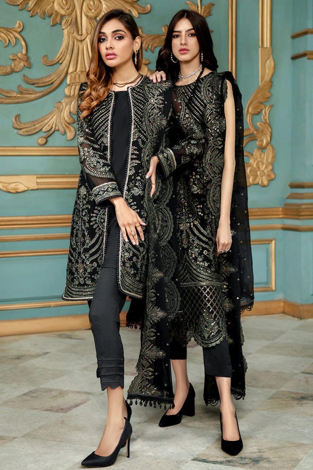 Zarif Rangrez Festive Chiffon Collection 2022 – Ayzel - Image 3