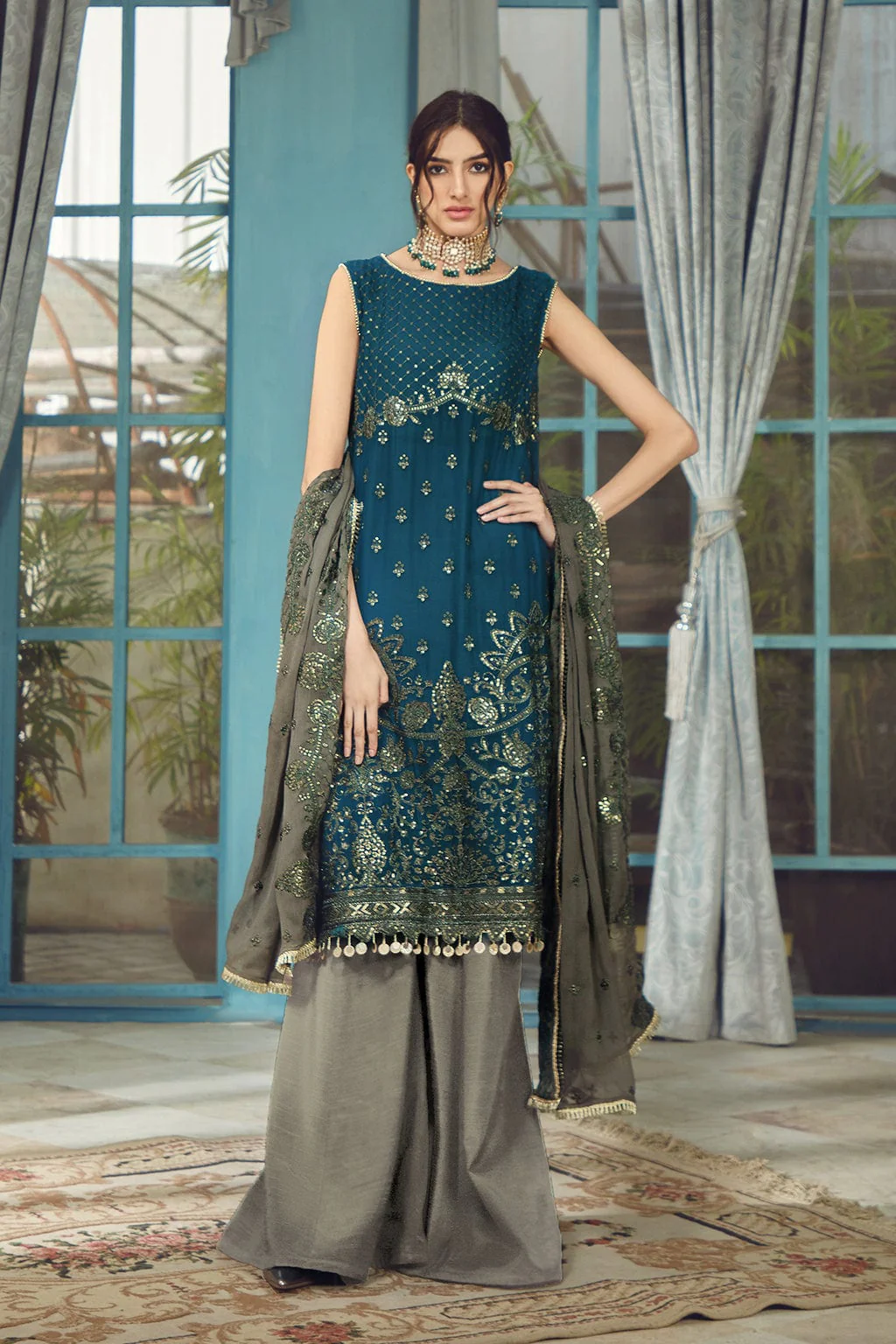 Zarif Rangrez Festive Chiffon Collection – Emelia - Image 3