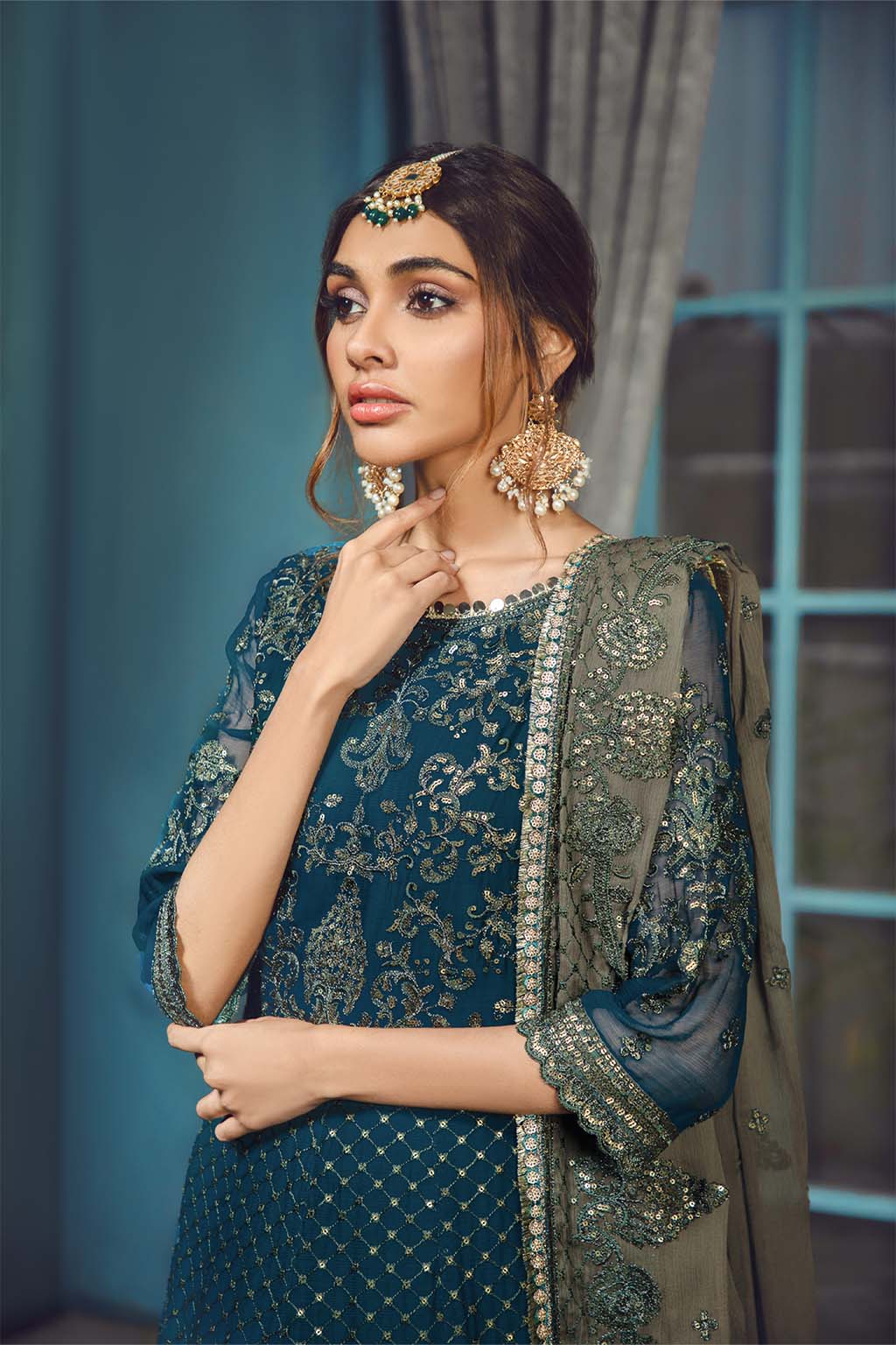 Zarif Rangrez Festive Chiffon Collection – Emelia - Image 4