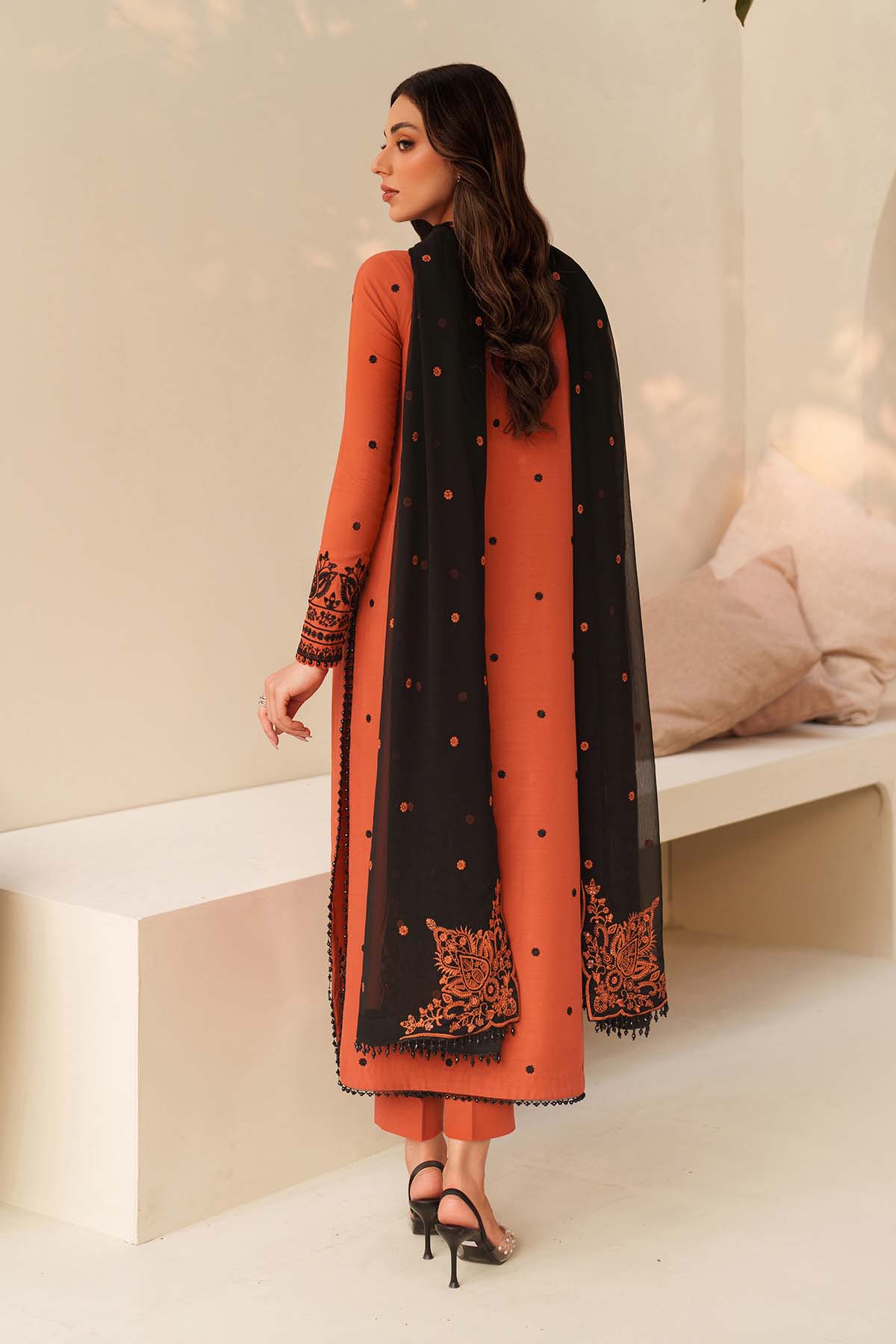 Zarif Tabeer Silk Edit – Sangria - Image 2