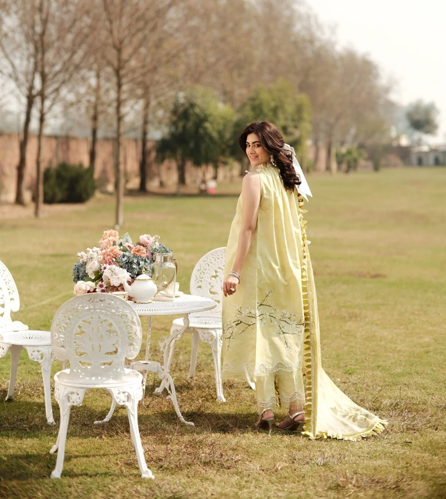 Zarqash Luxe Eid Lawn Collection 2024 – ZQ 13 - Image 2