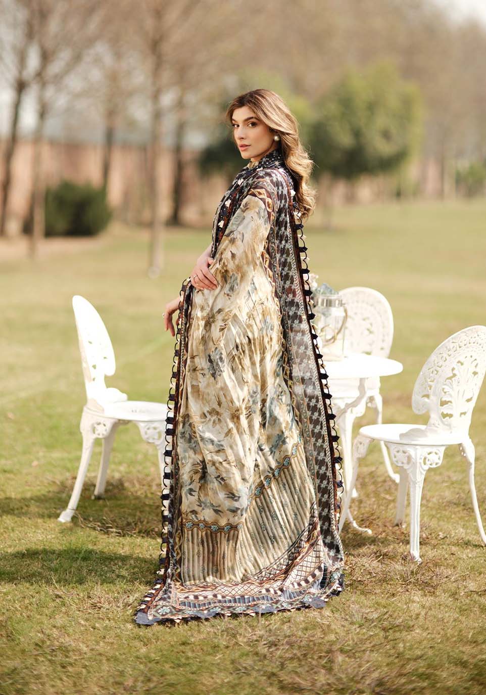 Zarqash Luxe Eid Lawn Collection 2024 – ZQ 2 - Image 2