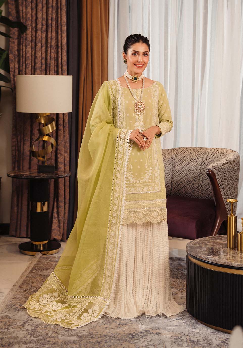 Zarqash Luxury Lawn Collection – ZQL-004 ADINA