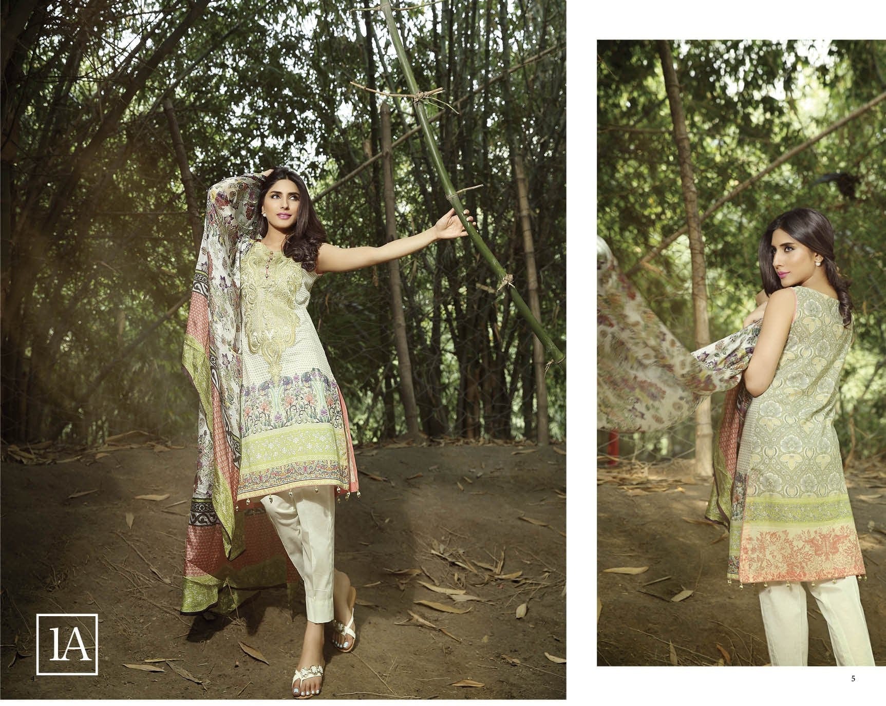 ZarQash Luxury Lawn Spring/Summer - 1A - Image 2