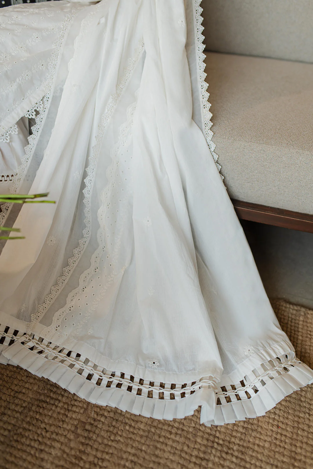 Zellbury Chikankari – Embroidered Shirt Shalwar Dupatta - 0704 - Image 5