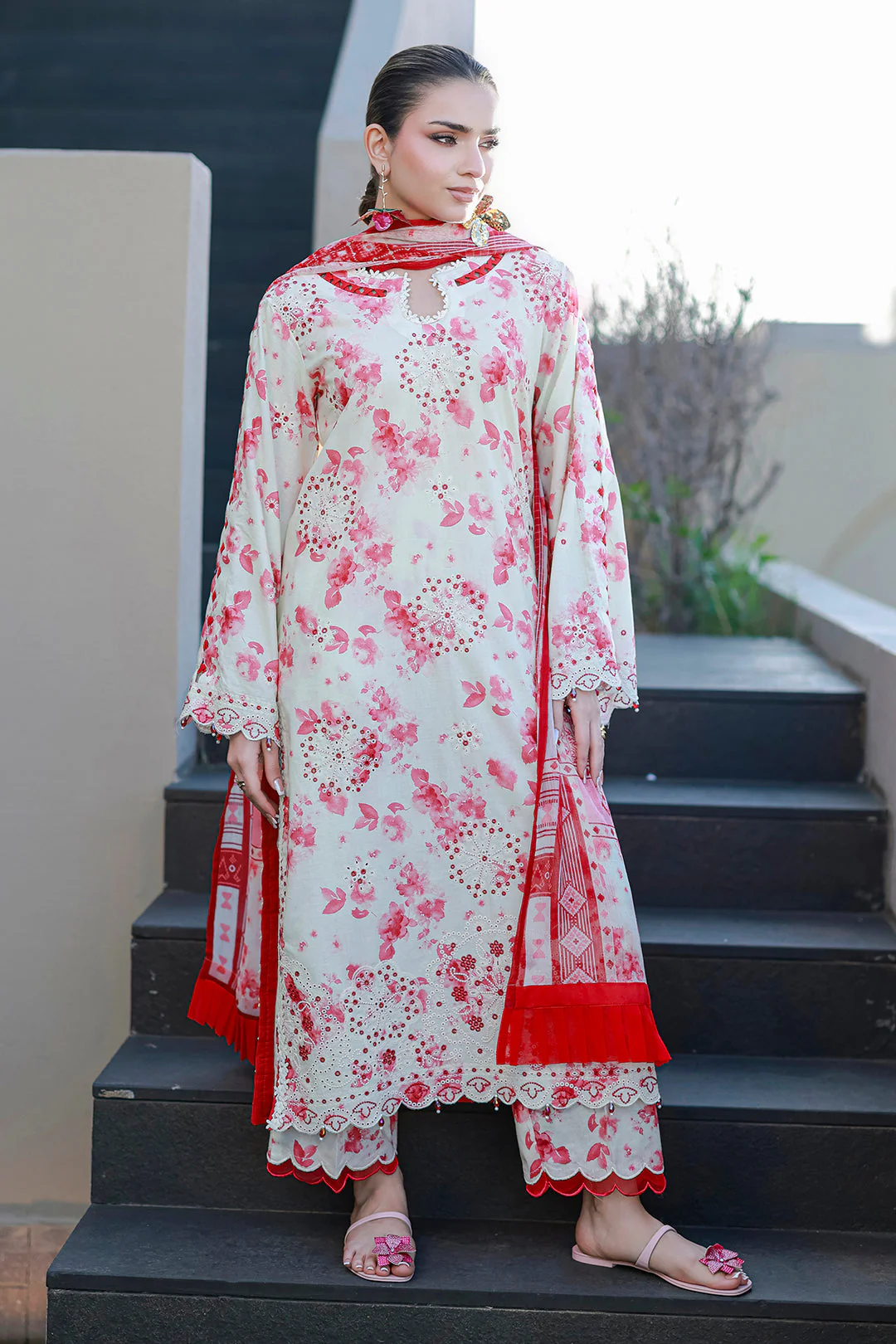 Zellbury Chikankari Lawn – Z-4068