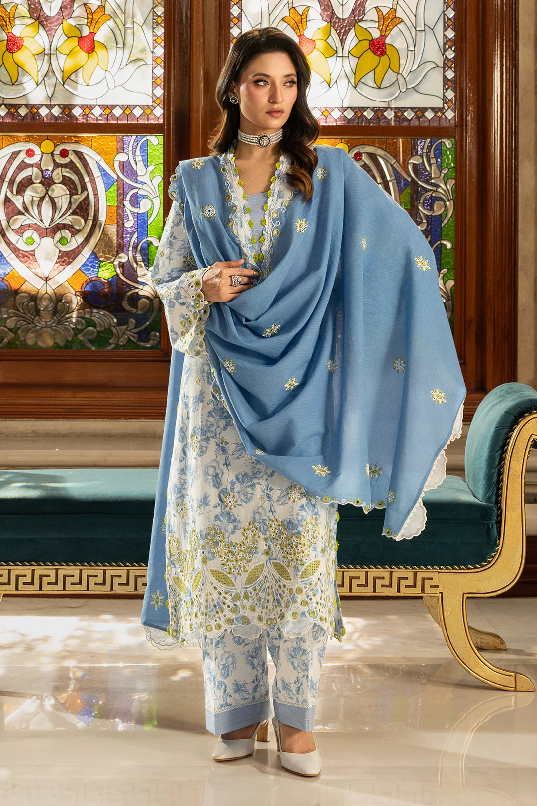 Zellbury Chikankari Spring/Summer – E34001 - Image 5