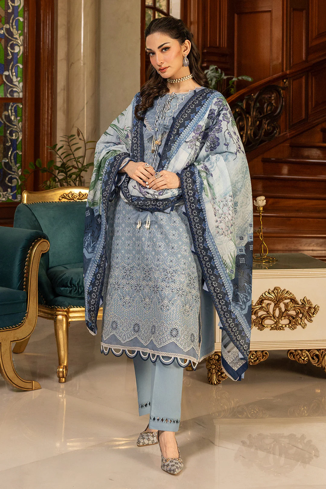 Zellbury Chikankari Spring/Summer – E34003 - Image 3