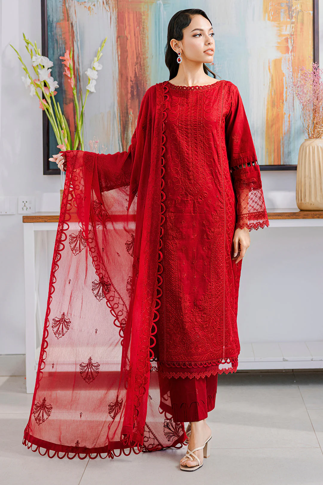 Zellbury Embroidered 3PC Lawn โ 802 - Image 5