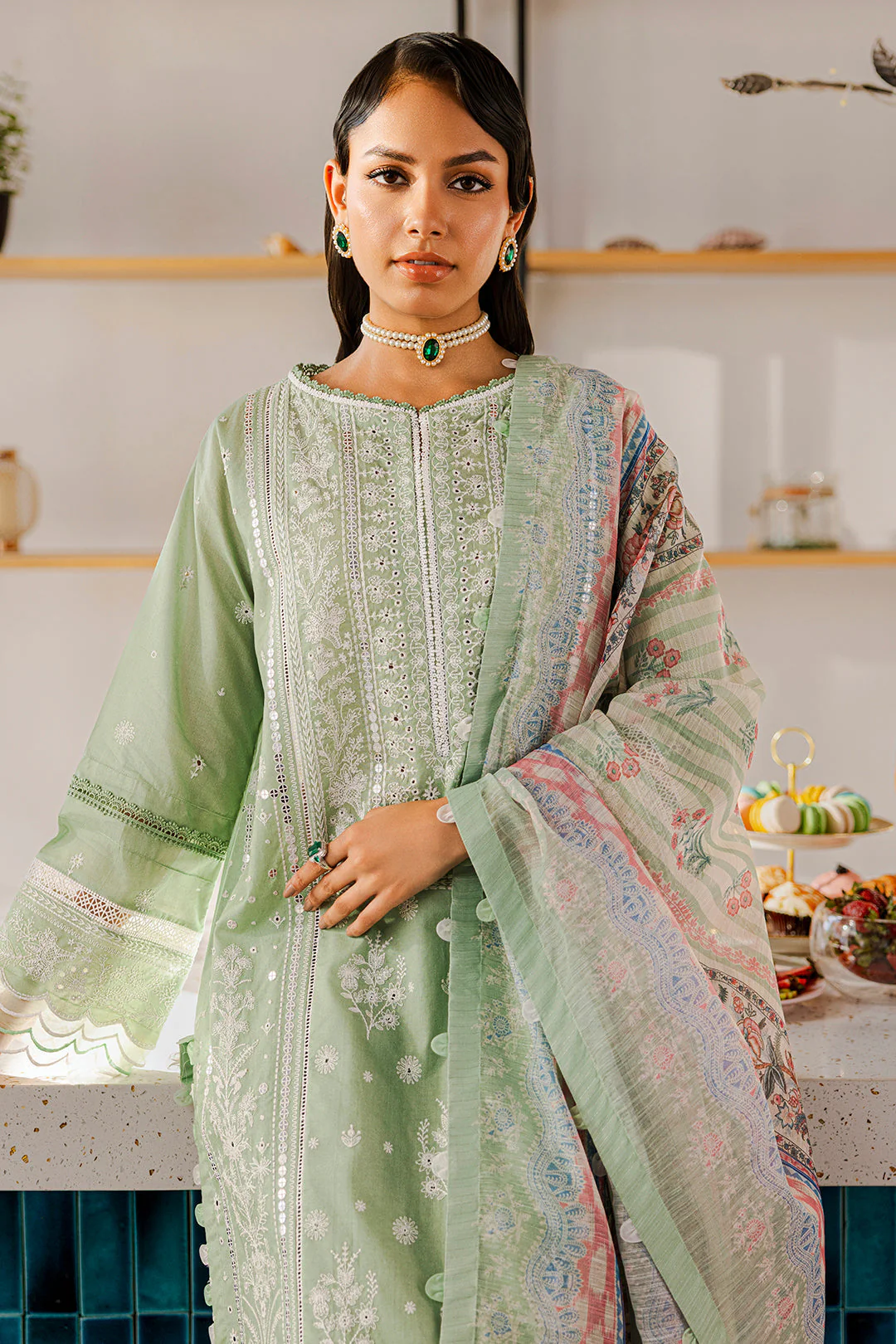 Zellbury Embroidered 3PC Lawn โ 812 - Image 10