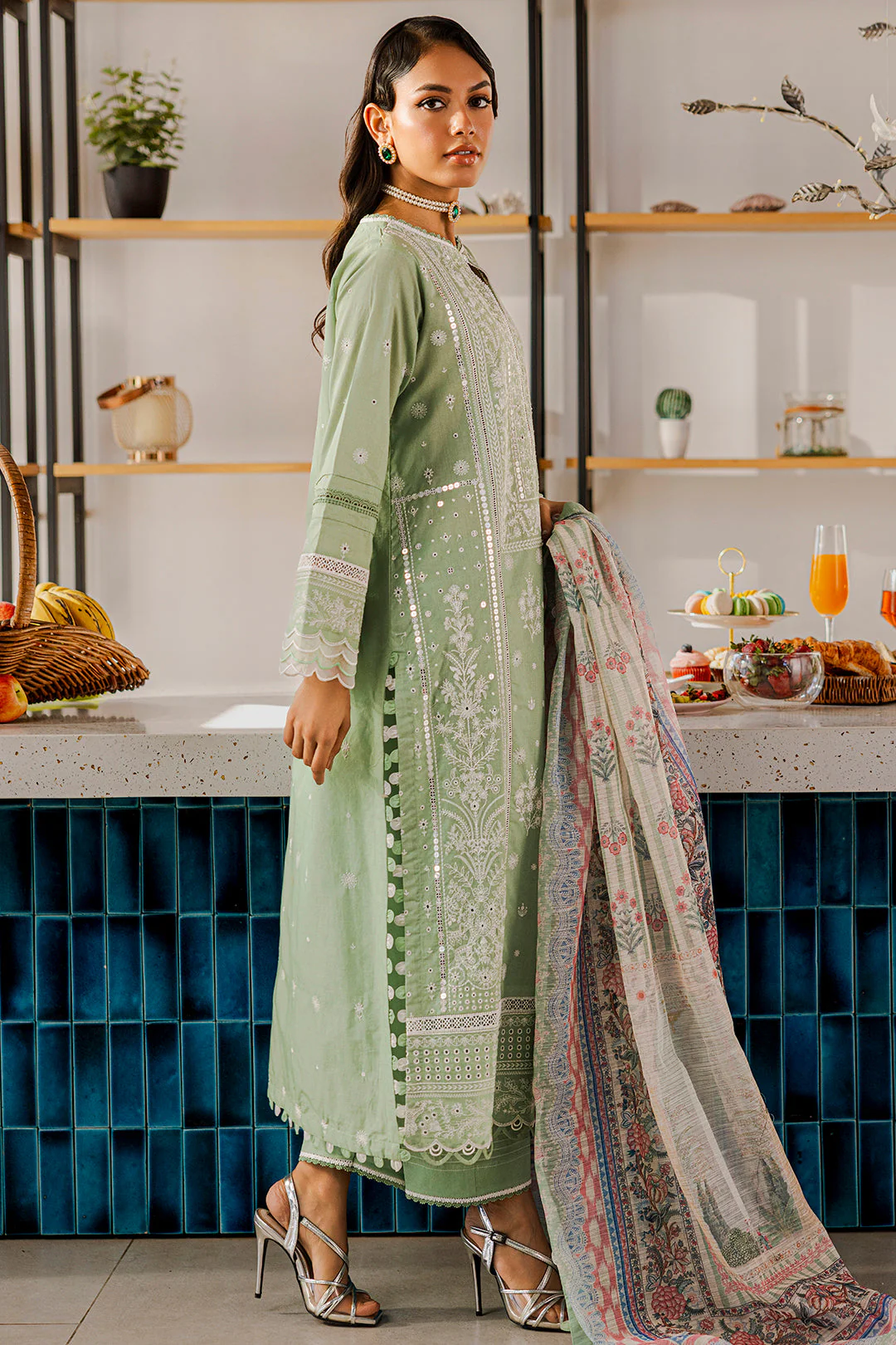 Zellbury Embroidered 3PC Lawn โ 812 - Image 11