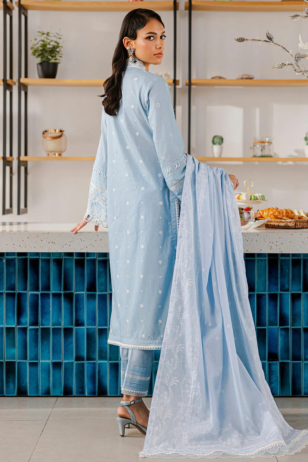 Zellbury Embroidered 3PC Lawn โ 814 - Image 20
