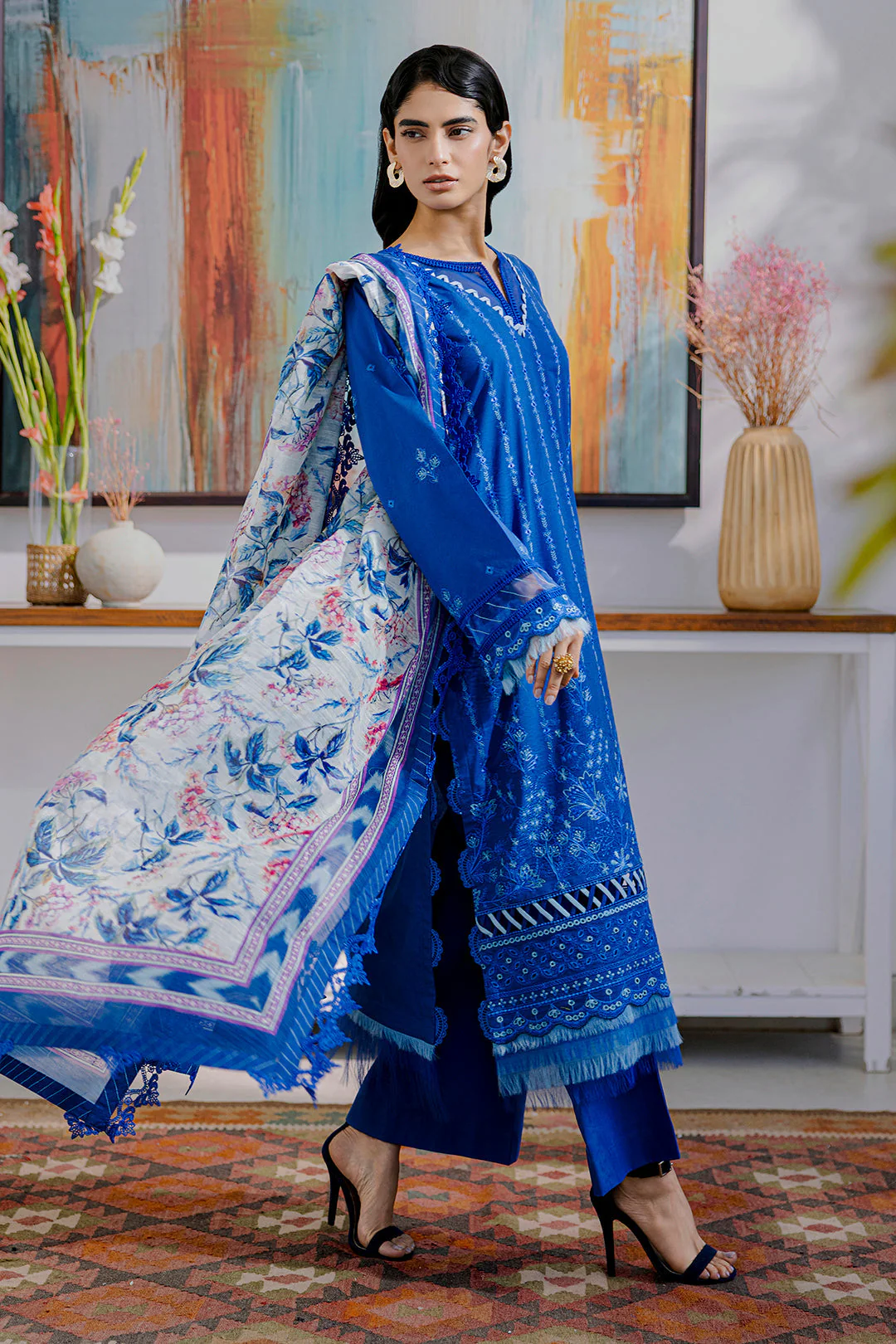 Zellbury Embroidered 3PC Lawn โ 815 - Image 3