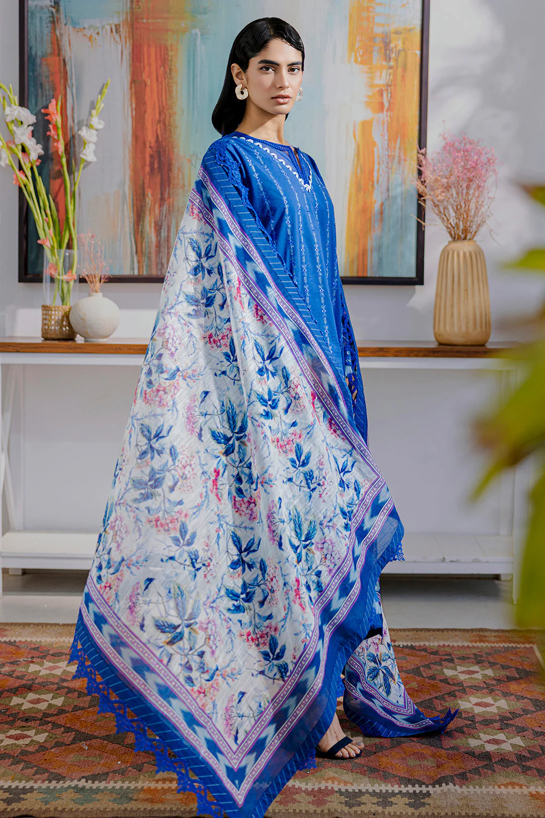 Zellbury Embroidered 3PC Lawn โ 815 - Image 5