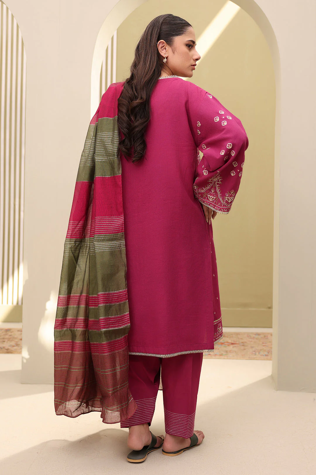 Zellbury Embroidered 3PC Lawn โ W0286 - Image 9