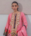 Zellbury Shirt Shalwar Dupatta โ Pink โ Cambric Suit-0628 - Image 4