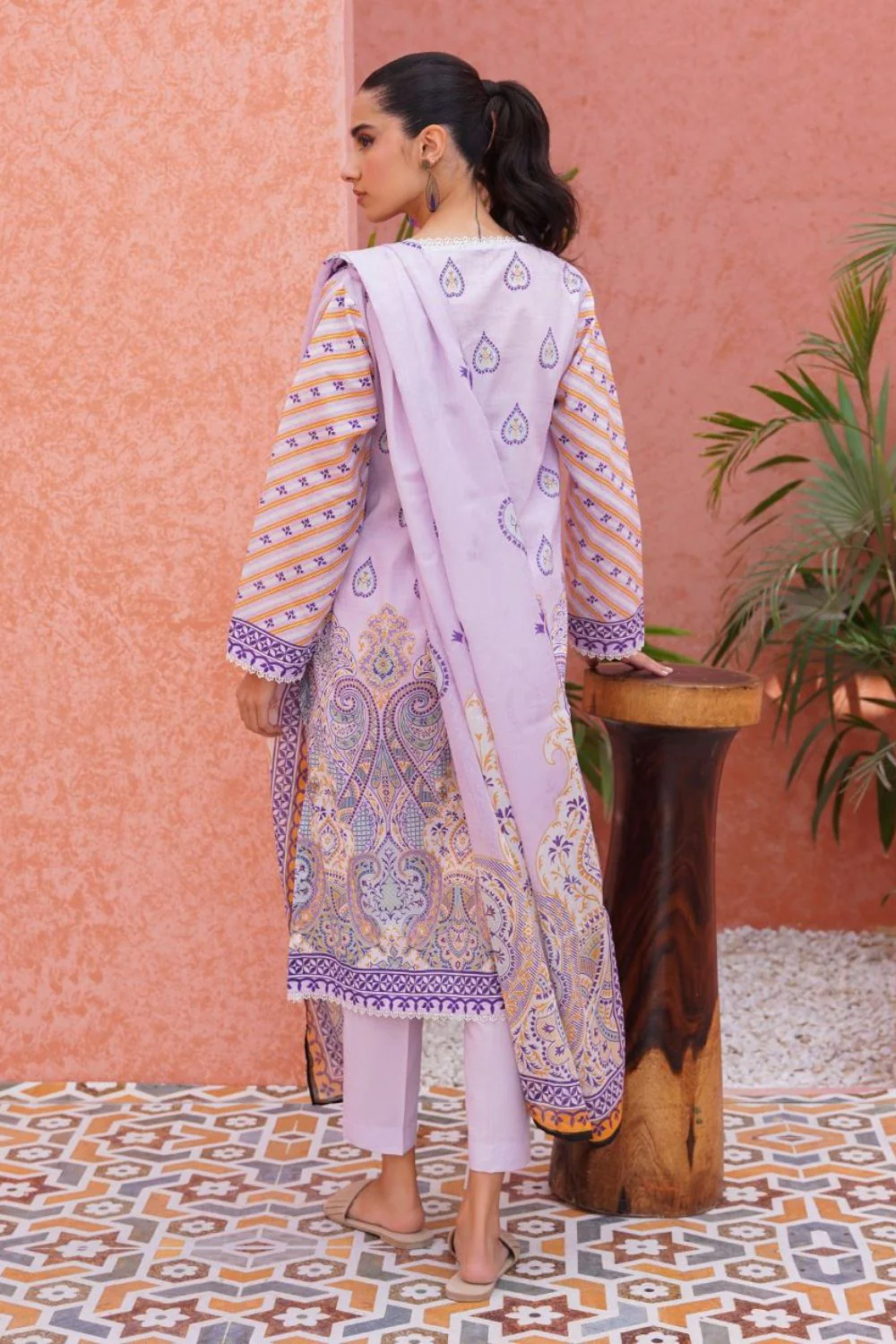 Zellbury Spring/Summer 2023 โ 3P Digital Printed Lawn โ WUSXX30107 - Image 3