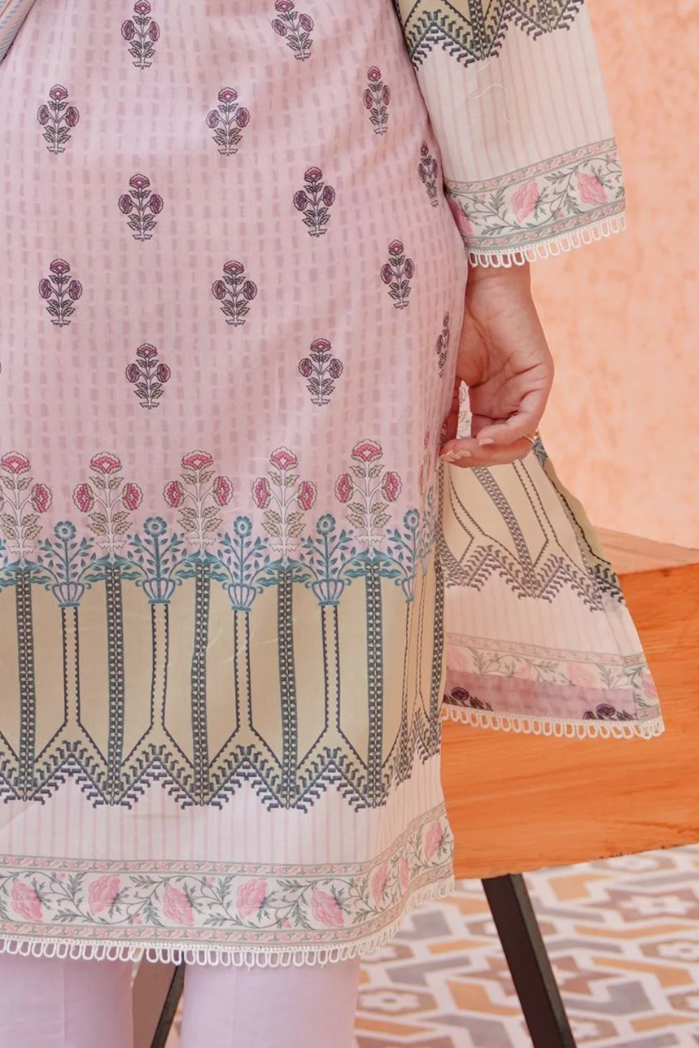 Zellbury Spring/Summer 2023 โ 3PC Digital Printed Lawn โ WUSXX30141 - Image 3