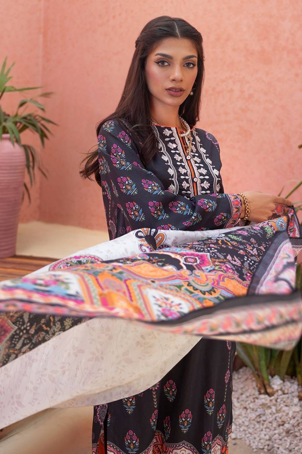 Zellbury Spring/Summer 2023 – 3PC Printed and Embroidered Lawn – WUSXE30174 - Image 5