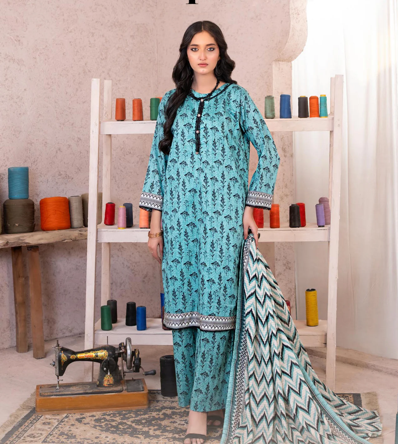 Zesh Printed Summer Lawn Drop 14 – 10