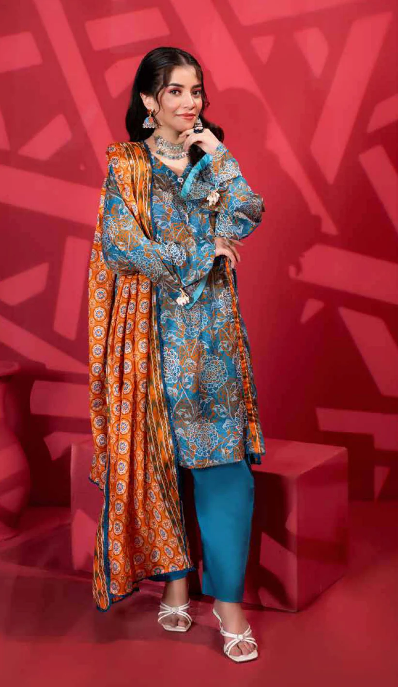 Zesh Printed Summer Lawn Drop 15 – 1 - Image 2
