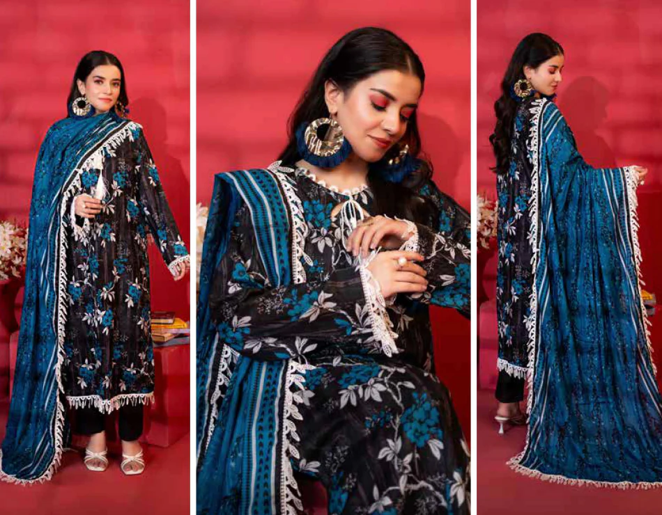 Zesh Printed Summer Lawn Drop 15 – 11 - Image 2