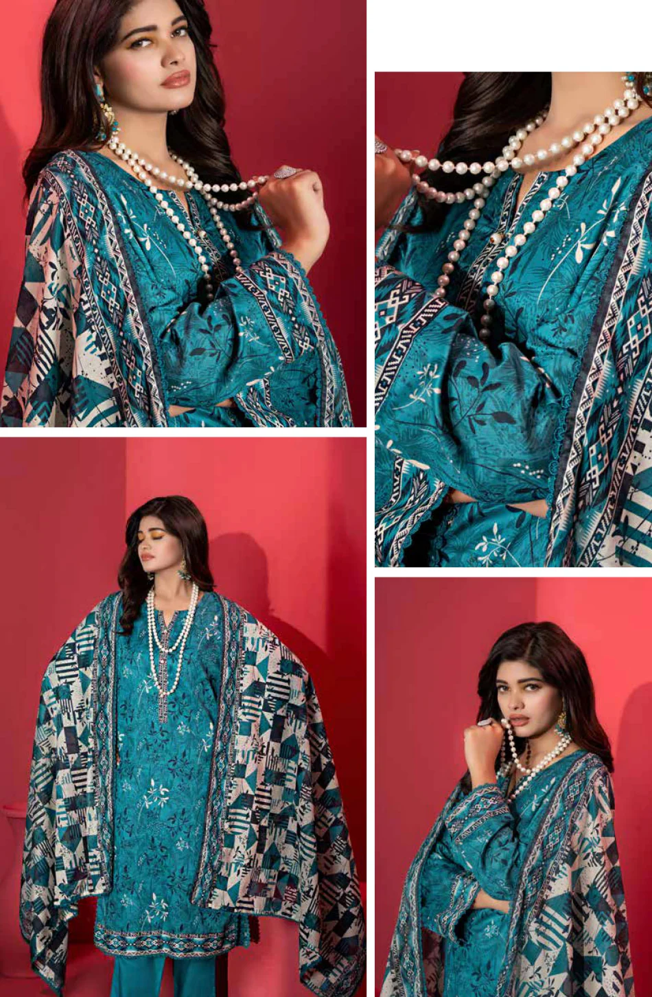 Zesh Printed Summer Lawn Drop 15 – 6 - Image 2
