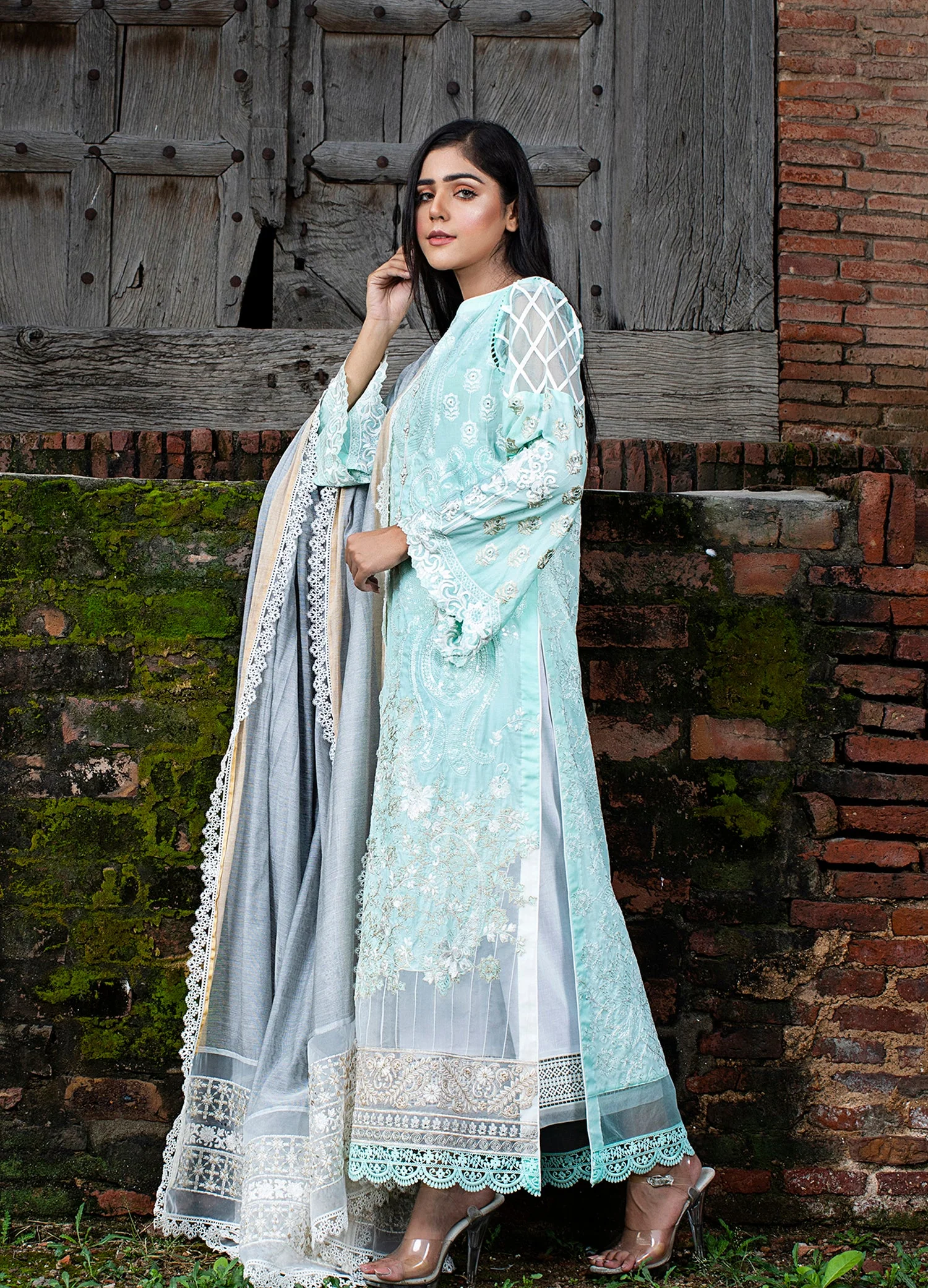 Zunn Saanjh Luxury Lawn Collection – D#03 - Image 2