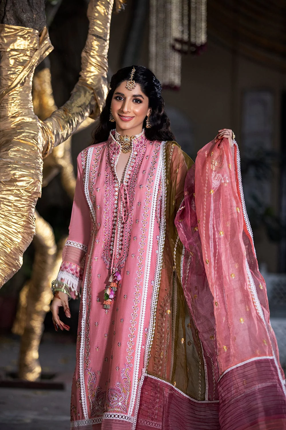 Zysha by Sobia Nazir Festive Lawn Collection 2022 – Z3B Zamrud - Image 4